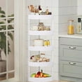 thumbnail image 5 of Ke1Clo 5 Tier Corner Shelf for Bathroom, Household Kitchen Shelf Organizer Toilet Corner Storage Rack Bathroom Shelves Kitchen Organizer, 5 of 7