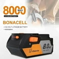 thumbnail image 2 of 4X 8.0Ah For Ridgid R840085 6Ah Lithium Battery Rigid 18Volt R840087 Power Tools, 2 of 7