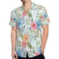 thumbnail image 4 of High Quality Hawaiian Shirts for Men Short Sleeve Aloha Beach Shirt Floral Summer Casual Button Down Shirts Blouses QHG6UH, 4 of 7