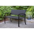 thumbnail image 3 of Patioflare Jackie Wicker Patio Bench, 3 of 5