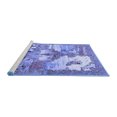 thumbnail image 2 of Ahgly Company Machine Washable Indoor Rectangle Animal Blue Traditional Area Rugs, 4' x 6', 2 of 4