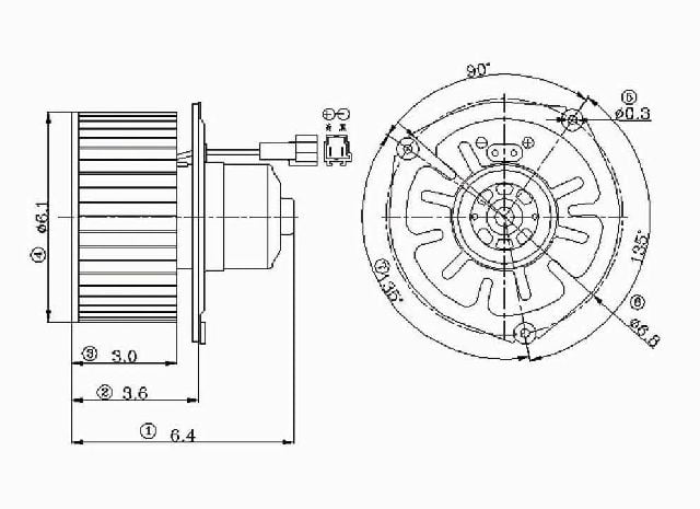 Ignition HVAC Blower Motor Resistor Fit:RAM 1500 VAN 2500 VAN 3500 VAN 1999-2003 