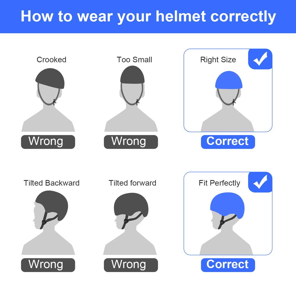 Besttravel Kids Bike Helmet, Toddler Bicycles Helmets for Ages 3-8 Years Boys Girls, Multi-Sport Kids Helmet for Bicycles Skateboarding Scooter Balance, Blue