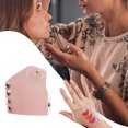 thumbnail image 1 of Guante para paleta de maquillaje, entrenamiento con guantes, protección de manos, mezcla de cosméticos para dispensación de crema facial, pintura de Rosa, 1 of 8