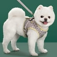 thumbnail image 2 of Small Dog Harness and Leash Set Reflective Mesh Dog Harness for Small Dogs Xs Khaki Vest Style No Pull Puppy Harness and Leash for Walking, 2 of 6
