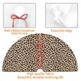 thumbnail image 4 of Sikiie Leopard Print-2 30-48 inches {designName} Print Christmas Tree Skirt Snowman Xmas Tree Skirt with Edge Christmas Decorations for Holiday Party36", 4 of 7