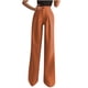 thumbnail image 1 of Pantalones Largos de Cintura Elástica Con Bolsillo de Botones Informales Sólidos de Verano A La Moda Para Mujer Odeerbi  ODB-6, 1 of 8