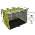 thumbnail image 6 of Lizards Dog Crate Cover, Slender Shapes of Reptiles with Polka Dots Crawling Silhouettes, Easy to Use Pet Kennel Cover Small Dogs Puppies Kittens, 7 Sizes, Apple Green and Charcoal Grey, by Ambesonne, 6 of 6