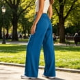 thumbnail image 5 of Admvng Sweatpants Women Baggy Solid Color Thin Large Size Leggings High Waist Can Be Worn At Home and Outside Trousers, Size XL-6XL, 5 of 6
