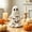 White, variant on HHJZPR Ceramic Ghost Halloween Tabletop Figurines, 5.91in Light Up White Bat Ghost & Frankenstein Ghost Statue, Freestanding Fall Tiered Tray Mantel Holiday Decor