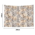 thumbnail image 6 of FHENF Flower Tapestry Psychedelic Spring Botanical Floral Tapestry Daily Decorative for Wall, 6 of 7