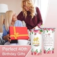 thumbnail image 2 of 40th Birthday Gifts for Women, Birthday Gifts for 40 Year Old Woman, 40 Birthday 20oz Tumbler, Turning 40 Gifts for Women, 1984 Birthday Gift Ideas, Forty Bday Gifts for Women, 2 of 6