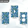 thumbnail image 7 of Yayeee Duplex Wall Plate 1-Gang 4.5"x2.7" Home Receptacle Light Switch Decorative Outlet Cover, Blue Dots, 7 of 7