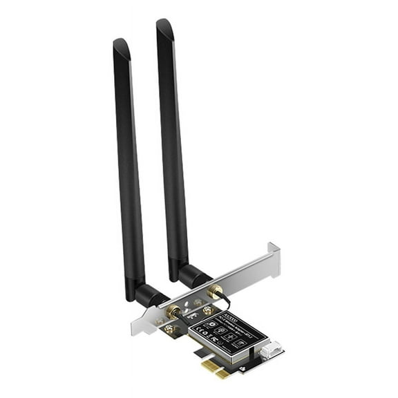 WiFi 6E Adapter 5400Mbps BT5.2 PCI-E Wireless Network Card AX5400 Wifi 6E PCI-E 2.4G/5G/6Ghz WiFi Card for Win10 Win11