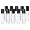 thumbnail image 2 of 10 piezas 10 ml interior de rodillo fino de desodorante natural perfumes envases cosméticos Mini portátil - claro Yinane enrollar botellas, 2 of 6