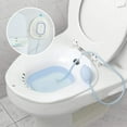 thumbnail image 2 of Toilet Sitz Bath Tub for Elderly Hemorrhoids Elongated Toilet, Hip Basin, Bidet Toilet Wash Basin Soaking Basin Bathing, 2 of 6
