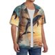 thumbnail image 2 of Fotbe Sailing Dancing Dolphin Camisa Estampada de Manga Corta para Hombre, Casual de Verano, Estilo Playero, Sin Arrugas-4X-Large, 2 of 5