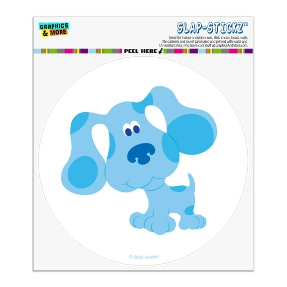 Happy Blue's Clues Automotive Car Window Locker Circle Bumper Sticker