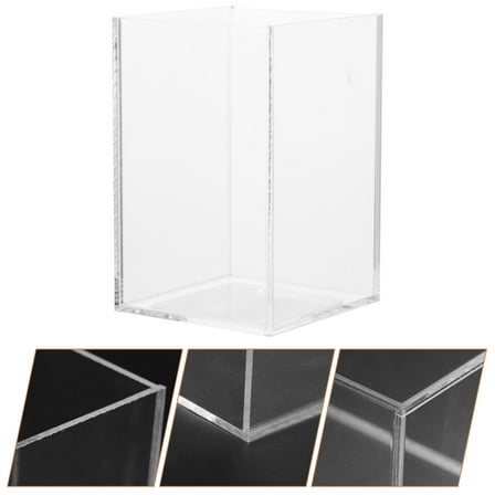 Luxshiny Fish Tank Desktop Aquarium Transparent Acrylic Multi-Function Pet Habitat 1 Pack