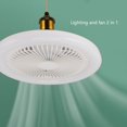 thumbnail image 3 of Pequeña luz de ventilador LED blanca 3 velocidades de viento ABS y PC 85-265V Mini luz de ventilador de techo E27 para el hogar ANGGREK Otros, 3 of 8
