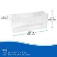 thumbnail image 7 of Kenney Plastic Suction Cup Basket Shower Caddy, Clear, 7 of 7