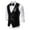 Black, variant on Babysbule Mens Jackets Clearance Men's Autumn And Winter Fashion Personality Sequins Casual Vest Jacket