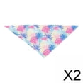 thumbnail image 1 of 2x Bandana Floral Para Perros Pequeños Medianos Grandes Babero Triangular Para Perros Babero Triangular, 1 of 8