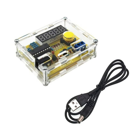 

Treedix 1Hz-50MHz Frequency Meter Crystal Oscillator Measurement Frequency Measurement DIY Kit Replacement for Acrylic Case