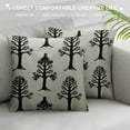 thumbnail image 3 of Shiartex Christmas Pillow Covers White Black Christmas Tree Decor Throw Pillows Winter Xmas Holiday Outdoor Cushion Cases for Couch Bed Decorations,Multi-Size, 3 of 5