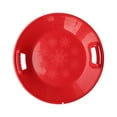 thumbnail image 3 of S SERENABLE Traîneau de Neige Rond avec Poignée Planche de Ski Luge de Neige pour Enfants Rouge G, 3 of 9