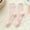 Pink, variant on Baywell 5 Pairs Fuzzy Socks for Women Warm Cozy Slipper Socks Casual Microfiber Fluffy Socks Christmas Gifts Home Sleeping Socks Green