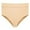 Khaki, variant on Seamless Panties for Women Women's Seamless Mid Waist Oversized Cotton Crotch Wrapped Buttocks Shorts Underwear Womens Trendy Underwear XL