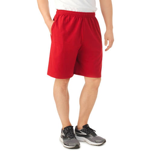 Men's Jersey Shorts with Side Pockets - Walmart.com