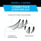 thumbnail image 2 of Pack de 4 pestañas postizas Ardell Combo Black Natural Look, 2 of 5