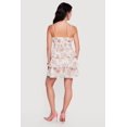 thumbnail image 3 of Women's Seashell Print Smocked Waist Ruffle Tiered Mini Dress, 3 of 3