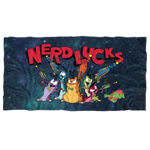 Space Jam Nerdlucks Beach Towel 30' x 60'