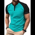 thumbnail image 1 of Camisas Casuales para Hombre, Clásicas, de Golf, de Corta, con Botones y Bolsillo Calabaza Verde L, 1 of 6