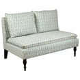 thumbnail image 2 of Pulaski DS-2282-400 Marcella Settee, Upholstered Pattern, 52" W x 33" D x 33" H, Blue Pattern, 2 of 7