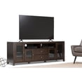 thumbnail image 3 of Allora Solid Wood Extra Wide 72" TV Stand - Mahogany Brown, 3 of 11
