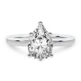 thumbnail image 4 of IGI Certified 4 Carat Pear Shape Lab Grown Diamond Engagement Ring | 14K White Gold |Solitaire Lab Diamond Ring | FG-VS1-VS2 Quality Friendly Diamonds, 4 of 6