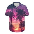 thumbnail image 3 of WAENQINLA Big and Tall Mens Hawaiian Shirts Short Sleeve Summer Tropical Print Cuban Collared Beach Shirts Aloha Top Casual Button Down Shirts Mens Bowling Shirts, 3 of 5