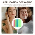 thumbnail image 2 of Toallas de baño exfoliantes de nailon largas para ducha (4 unidades, colores variados), 2 of 6
