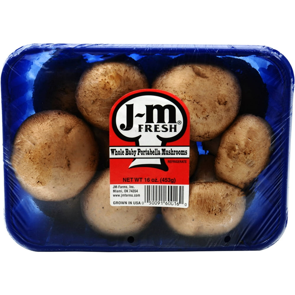 Fresh Whole Brown Mushrooms, 16 oz