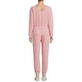 thumbnail image 3 of No Boundaries Juniors’ Long Sleeve Jumpsuit, 3 of 5