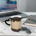 thumbnail image 4 of (Pine Cone Border) 11 Oz Color Changing Mug, Heat Sensitive Mug, Color Changing Coffee Cup, Funny Print Mug, Novelty Gift for Holiday and Birthday, 4 of 9