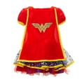 thumbnail image 3 of Warner Bros. Justice League Wonder Woman Little Girls Caped Dress Headband Set 7-8, 3 of 4