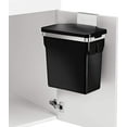 thumbnail image 3 of simplehuman 10 Liter / 2.6 Gallon In-Cabinet Trash Can, Heavy-Duty Steel Frame, Black, 3 of 4