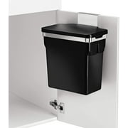 simplehuman 10 Liter / 2.6 Gallon In-Cabinet Trash Can, Heavy-Duty Steel Frame, Black