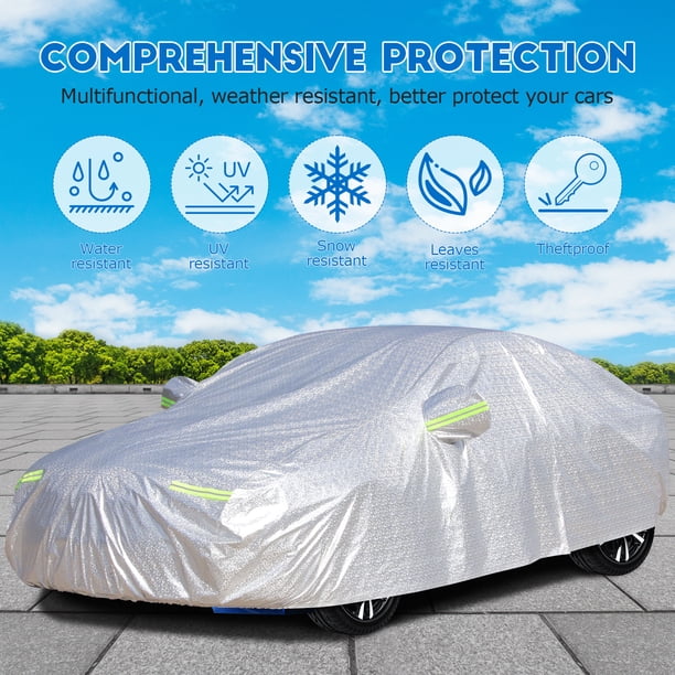 1 funda para coche, para verano e invierno, protección solar, UV y lluvia (talla 3XL).