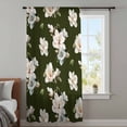 thumbnail image 4 of Farmhouse Flowers Sheer Curtains 72 Inches Long, Modern Abstract Country Chic Floral Leaf Light Filering Curtains, Breathable Simi Curtain Privacy Drapes for Living Room Bedroom Window Treatment, 4 of 9
